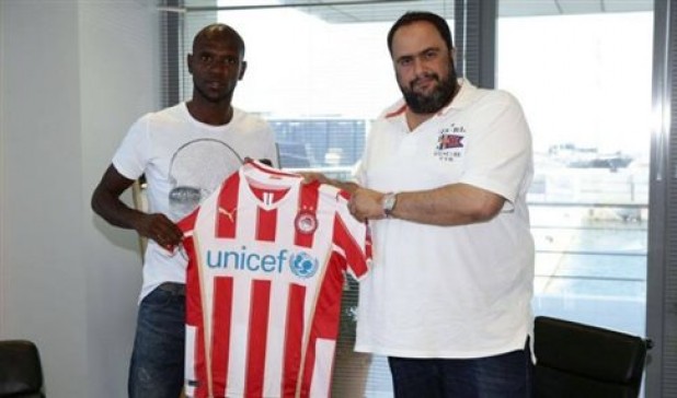 Ο Ερίκ Αμπιντάλ και ο Βαγγέλης Μαρινάκης